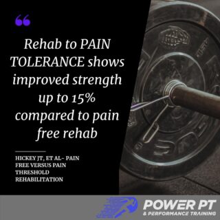 I've seen this WAY too much in the PT setting. People back off doing their rehab early or stray away from an exercise because it causes some pain. ⁠
⁠
We, as rehab specialist, need to watch our dialogue surrounding the word "pain". I think of it more as a negative trigger word rather than it helping us guide the process of rehab⁠
⁠
This is my own opinion, but I've seen way better results with my clients when pushing into uncomfortable zones or not being too quick to regress an exercise because of some discomfort.⁠
⁠
This is food for thought and I'd love to hear opinions on this! ⁠
⁠
*This is not medical advice. If you're in pain, see your local PT or visit www.thepowerpt.com⁠
⁠